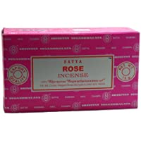 Satya Nag Champa Rose - Varitas de Incienso (12 Unidades)
